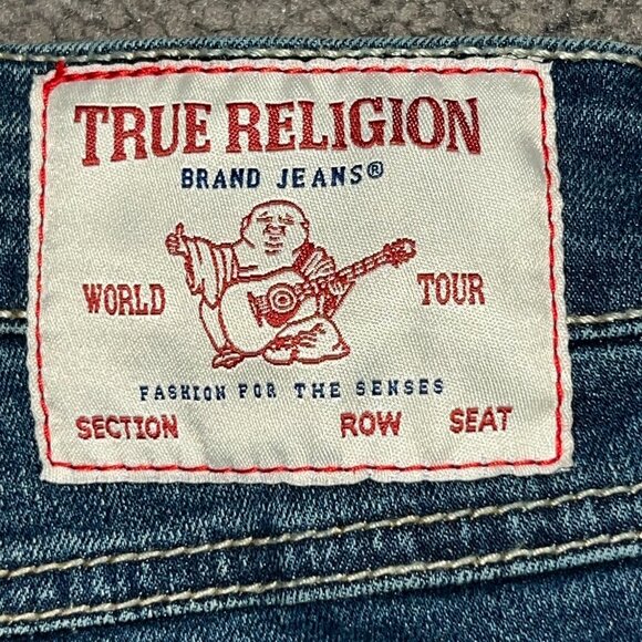 TRUE RELIGION JOEY MID RISE FLARE - New with Tags - Medium Harvest Wash -Size 29 - Picture 7 of 16